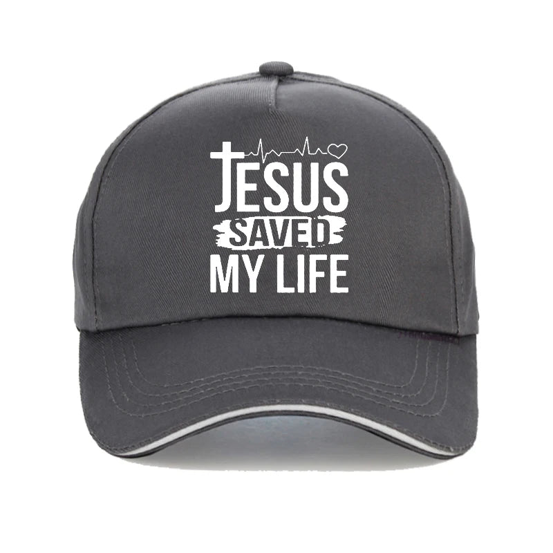 Jesus Saved My Life baseball cap