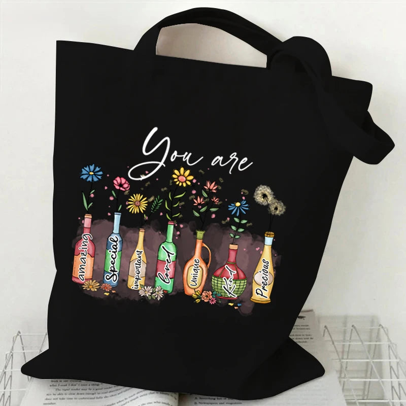 God Says You Are Christian Bible Verse Print Shoulder Bag