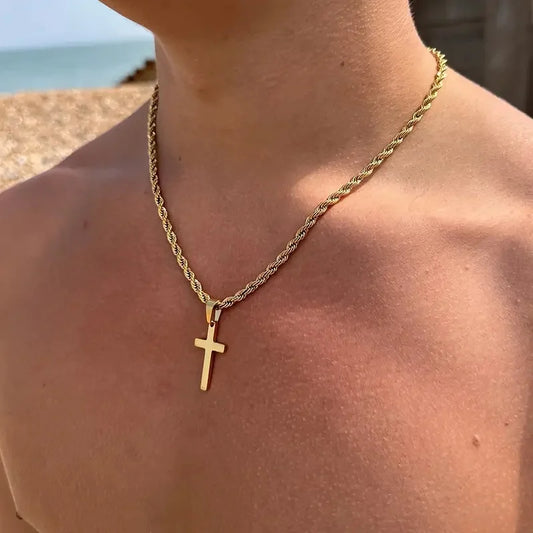 New Cross Pendant Necklace