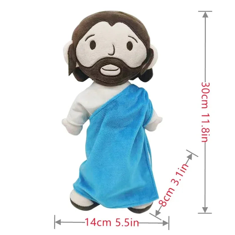 Cartoon Jesus Virgin Mary Plush Doll Toy