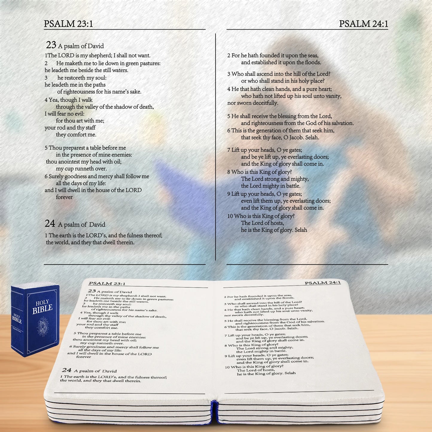 Romans 8:18 Holy Bible Pillow