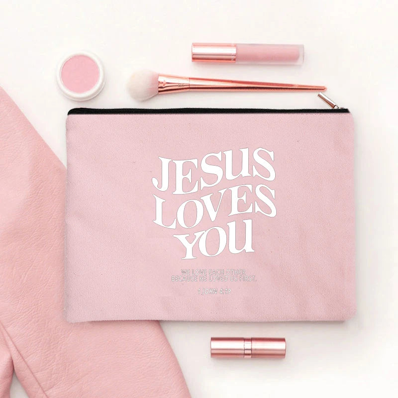 Jesus Loves You Cosmetic Bag