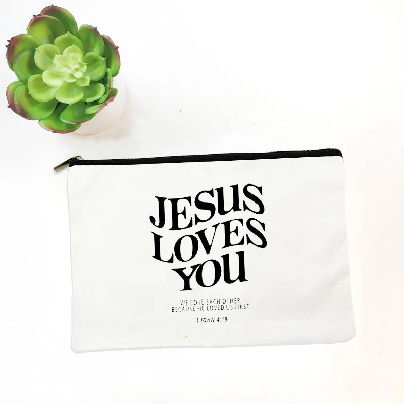 Jesus Loves You Cosmetic Bag