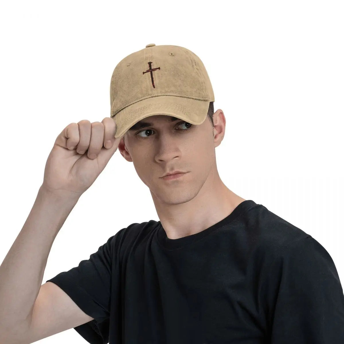 God Cross Peaked Cap