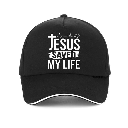 Jesus Saved My Life baseball cap