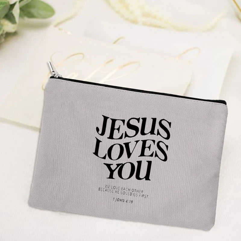 Jesus Loves You Cosmetic Bag