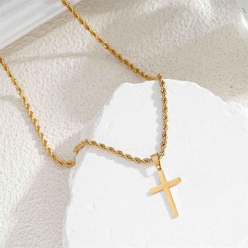 New Cross Pendant Necklace