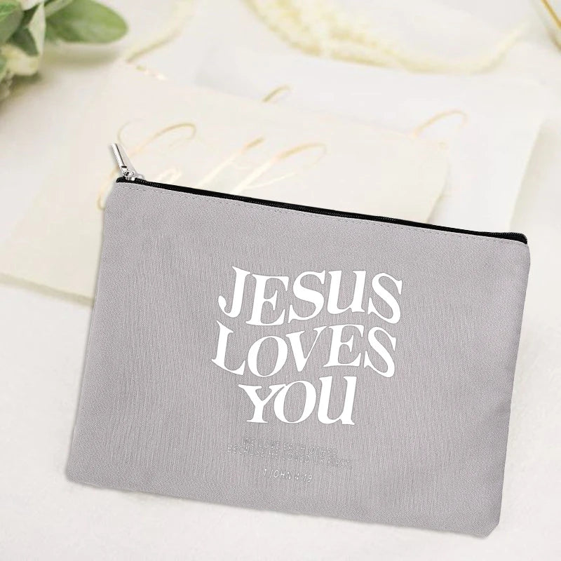 Jesus Loves You Cosmetic Bag