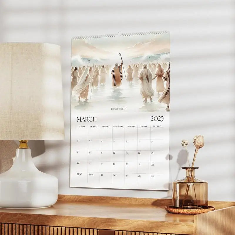 2025 Christian Bible Stories Wall Calendar