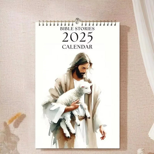 2025 Christian Bible Stories Wall Calendar