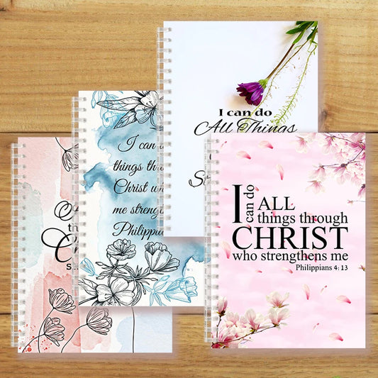 Philippians 4:13 Quote -Notebook