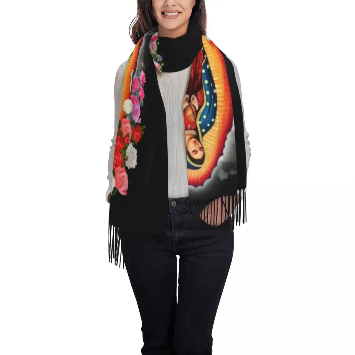 Virgin Mary Of Guadalupe Scarf