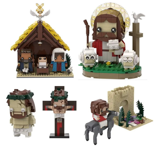 Gobricks MOC Birth of Jesus Building Block