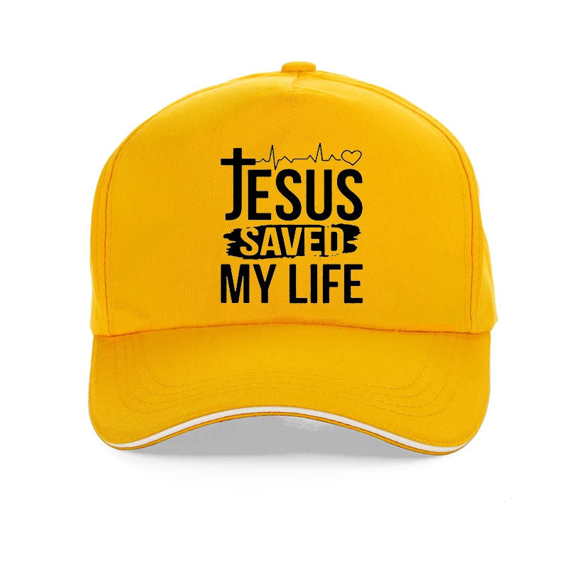 Jesus Saved My Life baseball cap