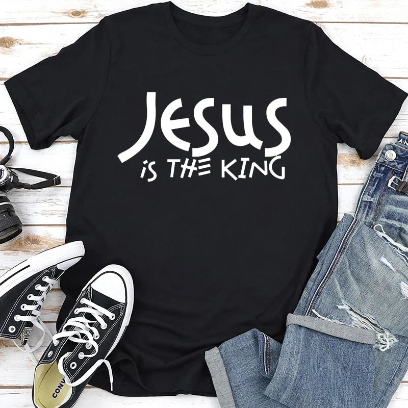 Jesus The Way Truth Life Printed T Shirt