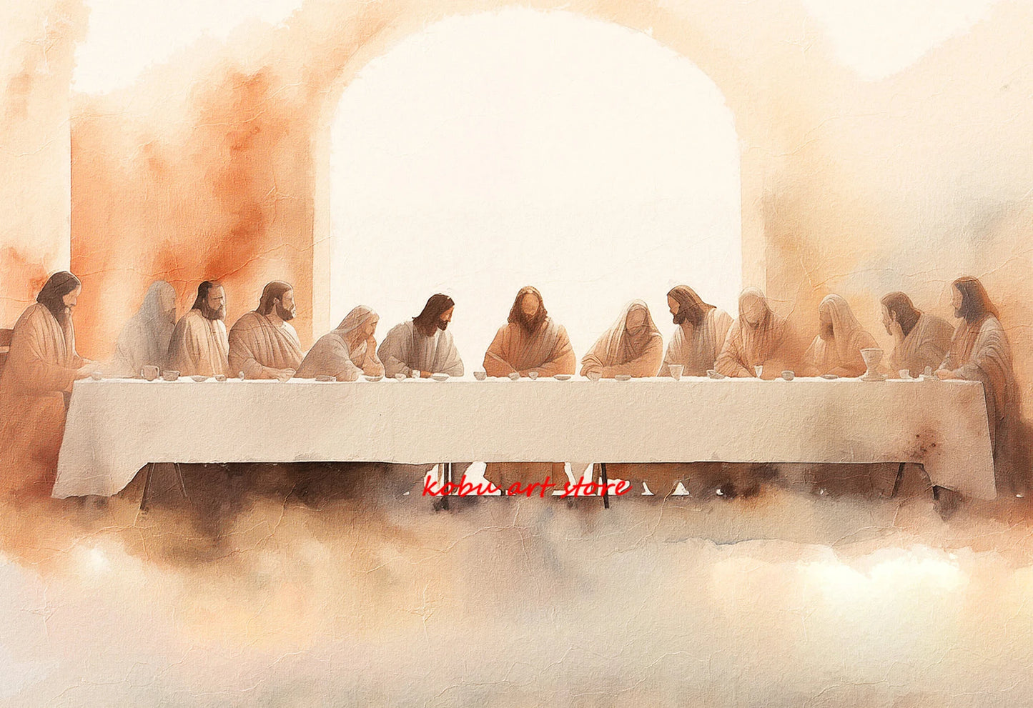 The Last Supper Jesus Christ Bible Wall Art