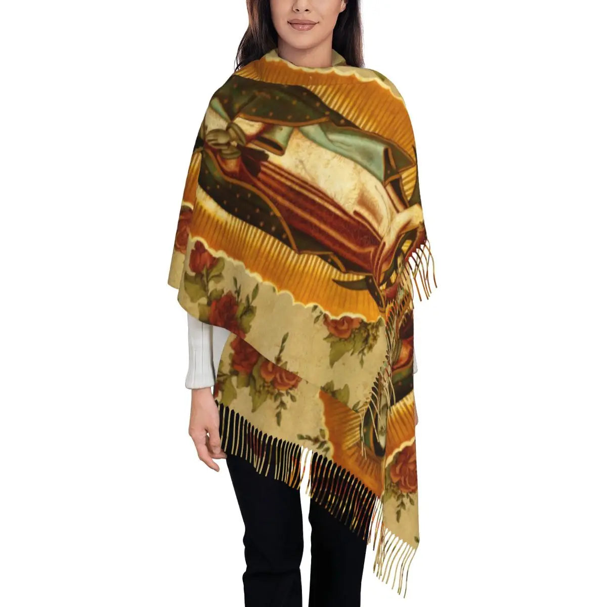 Virgin Mary Of Guadalupe Scarf