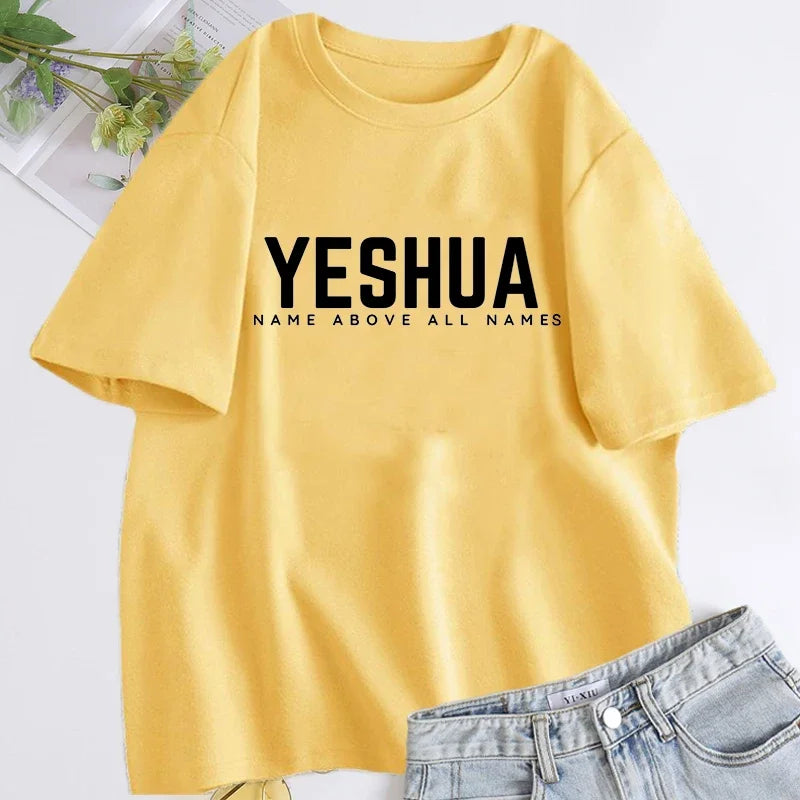 Yeshua Hebrew Name of Jesus Christian t-shirt