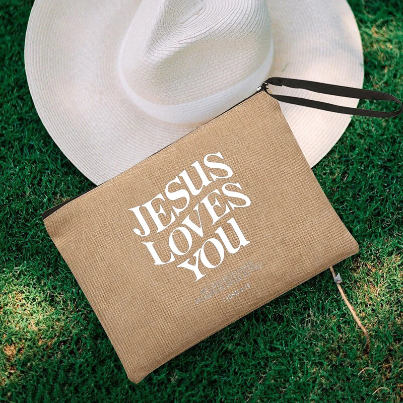 Jesus Loves You Cosmetic Bag