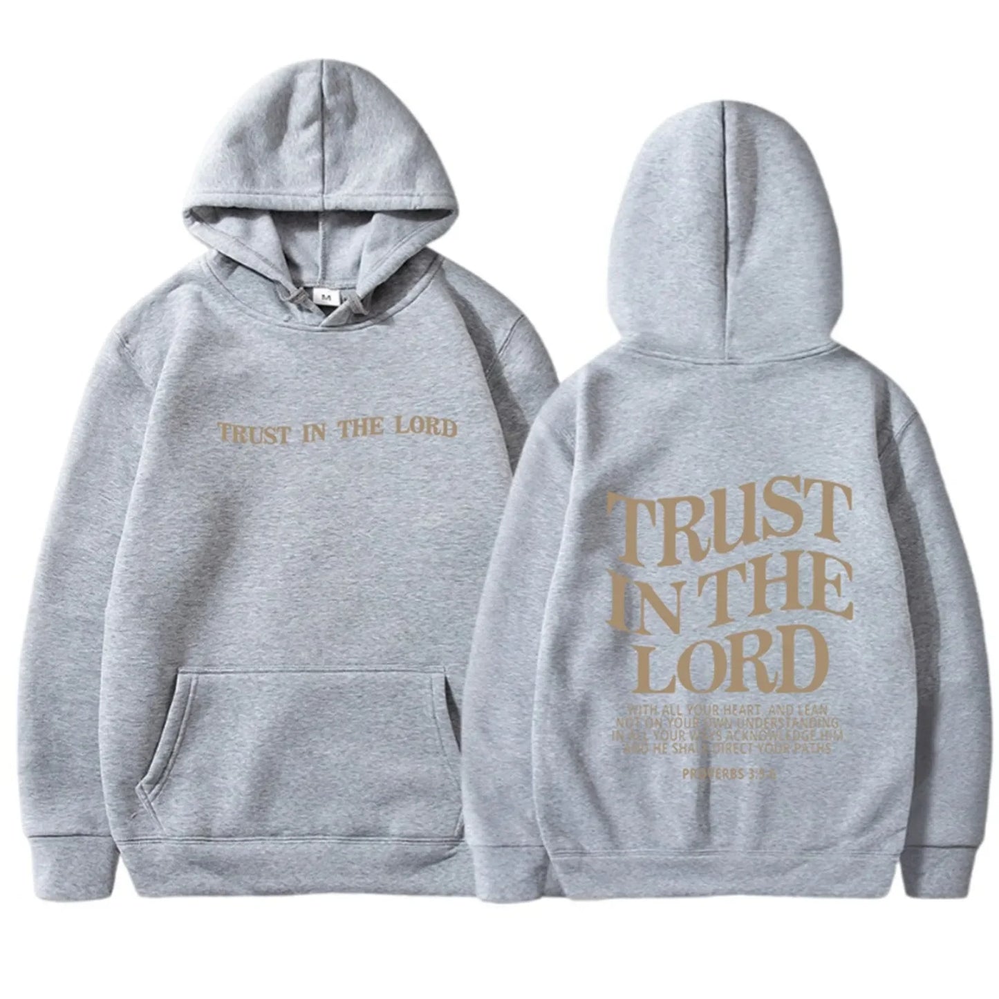 Letter Print Christian Hoodie for Women