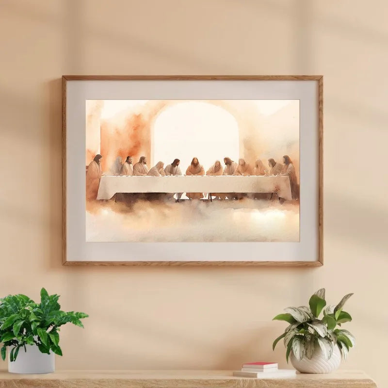 The Last Supper Jesus Christ Bible Wall Art