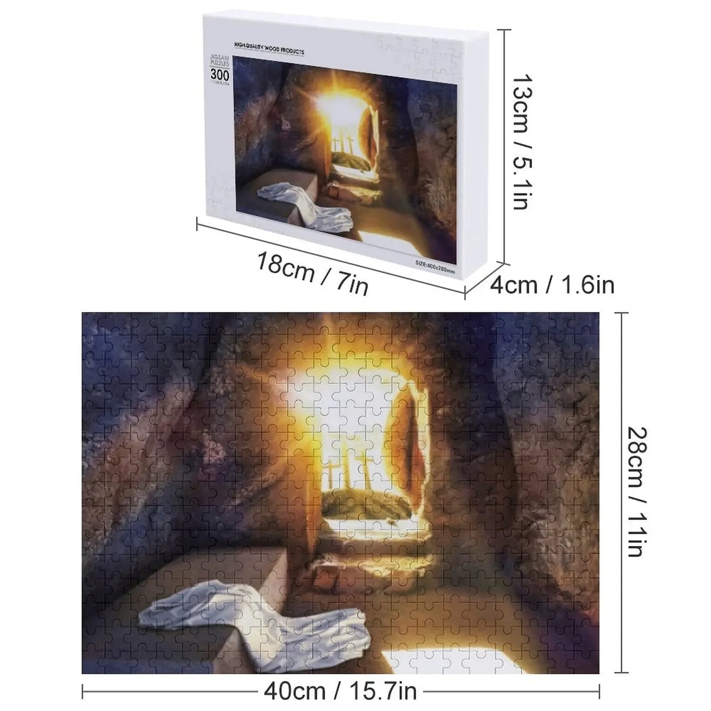 Lord Jesus Has Risen from the Grave Jigsaw Puzzle