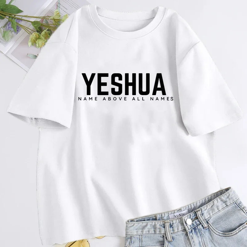 Yeshua Hebrew Name of Jesus Christian t-shirt