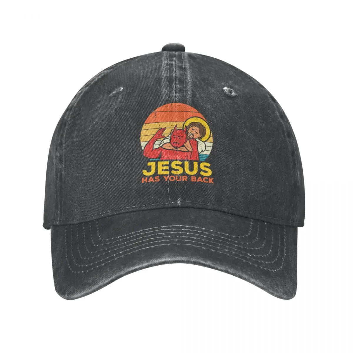 Jesus Has Your Back Jiu Jitsu Cap