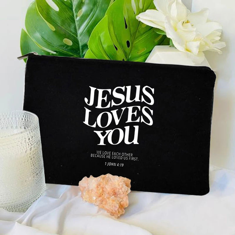 Jesus Loves You Cosmetic Bag