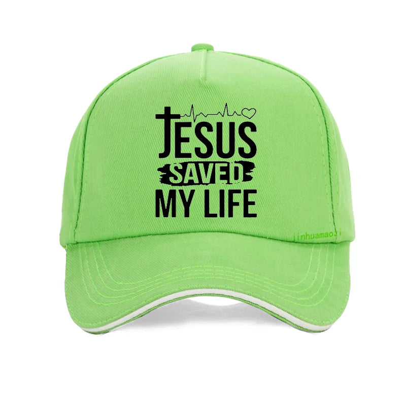 Jesus Saved My Life baseball cap