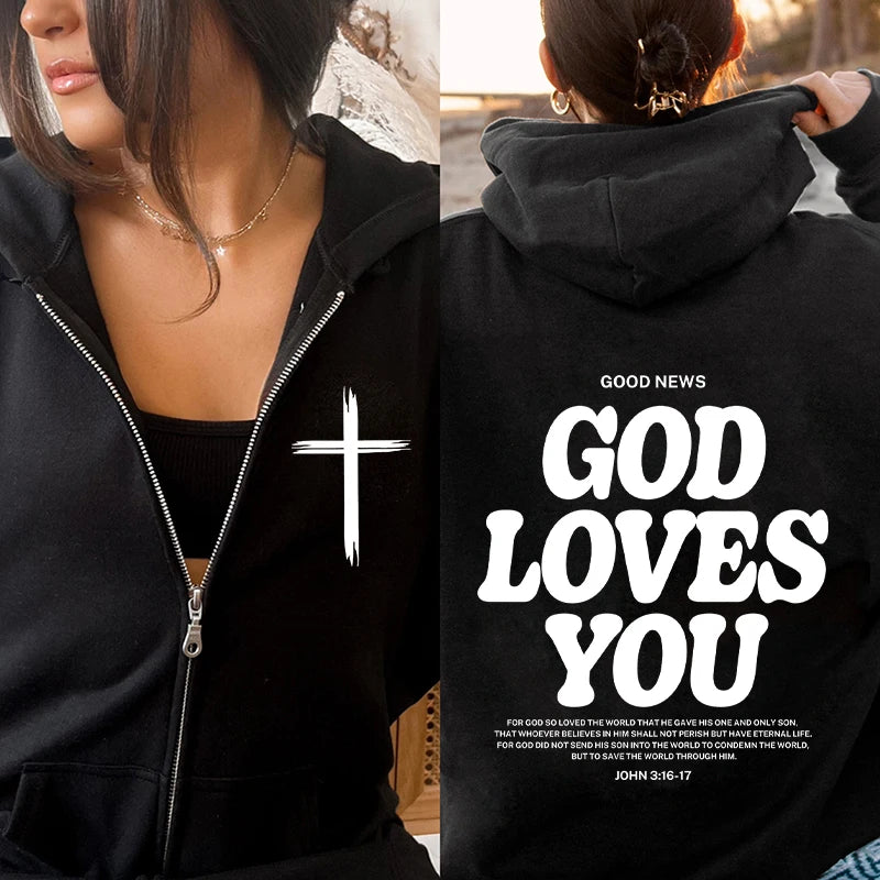 Harajuku Aesthetic Christian Jesus Hoodie