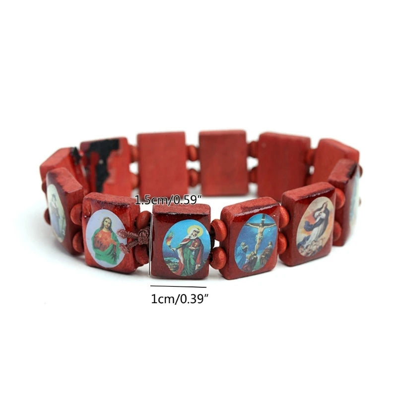 Fashion  Stretch Catholic Icon Bracelets