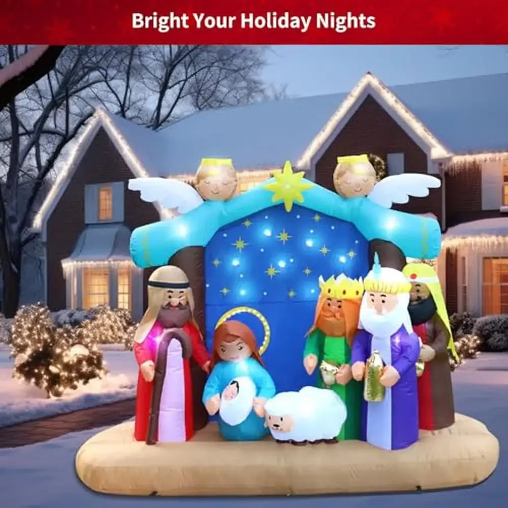 7ft Nativity Scene Inflatable