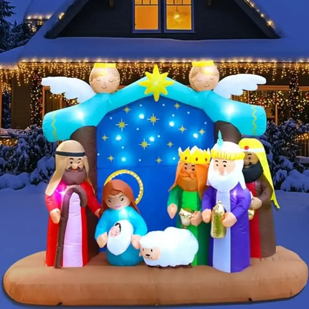 7ft Nativity Scene Inflatable